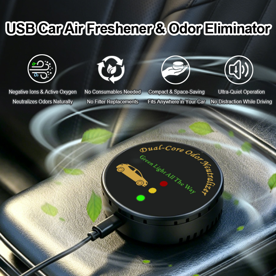 Odor Eliminator Car - Purificador de Ar para Carro, Sem