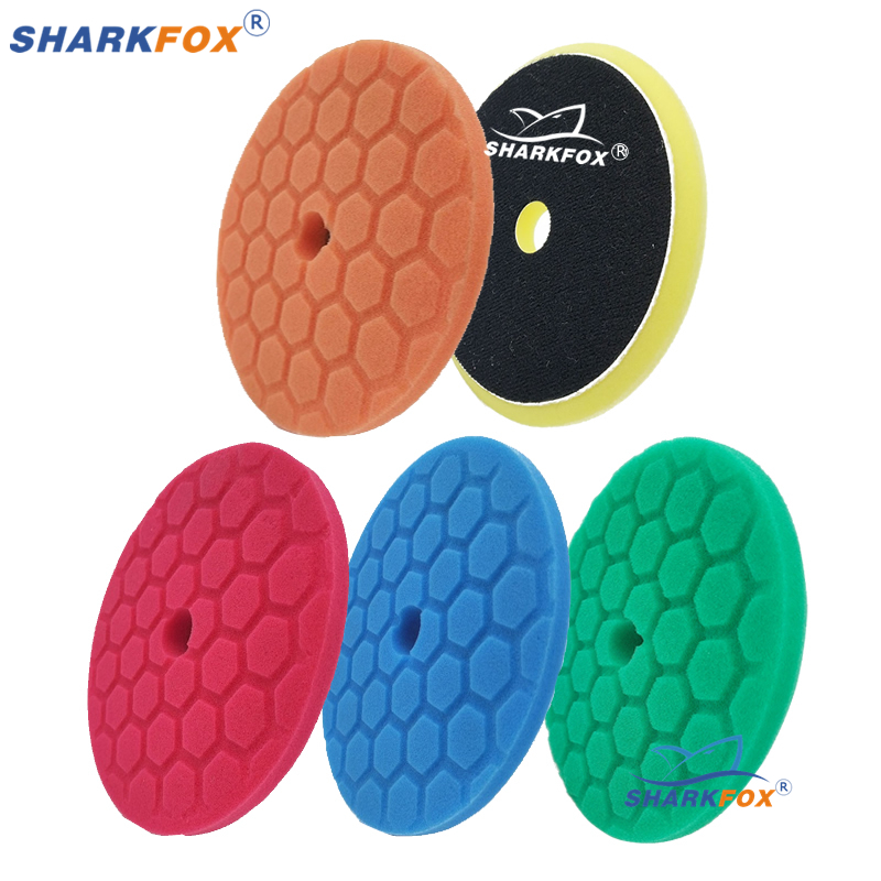 Sharkfox 5 peças/set 5 Polegad - Polish Pad Set Buffer avaliação e preço