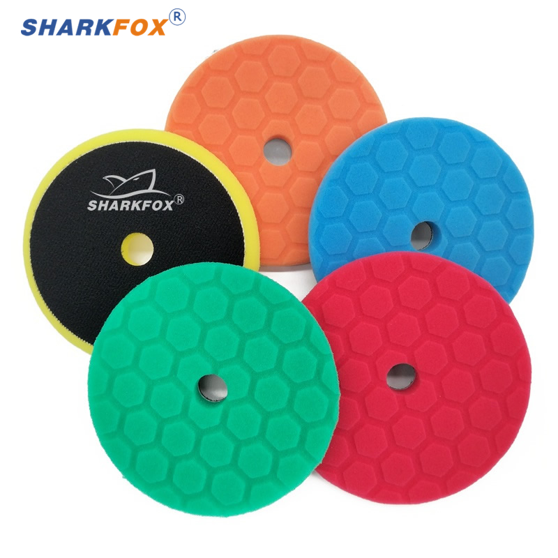 Sharkfox 5 peças/set 5 Polegad - Polish Pad Set Buffer avaliação e preço
