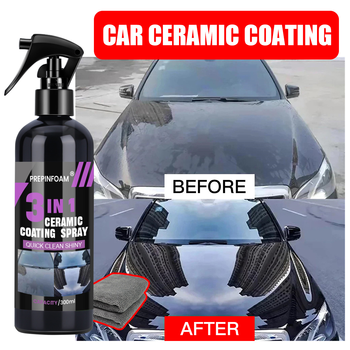 Spray de Limpeza Rápida para R - Car Wax Ceramic Coating avaliação e preço